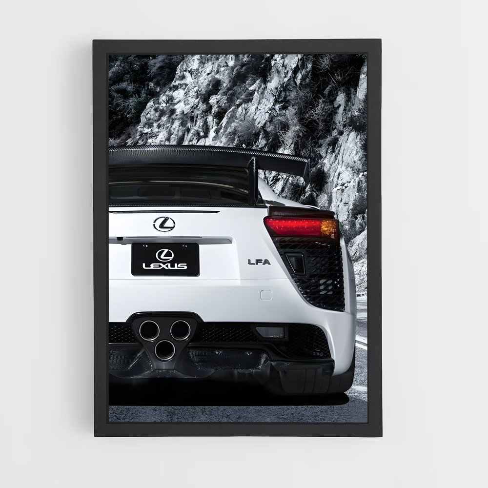 Poster Lfa de nurburgring – affiche Lexus (vue 2)